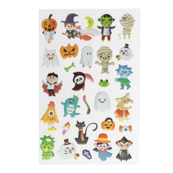 Pěnové halloweenské samolepky