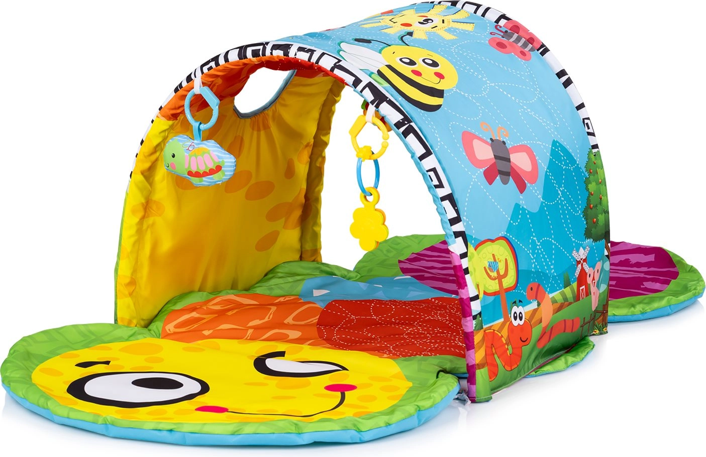 Hrací deka s tunelem CHIPOLINO Bee