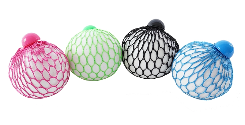 GLUMI Duhový antistresový míček v sítce, více druhů