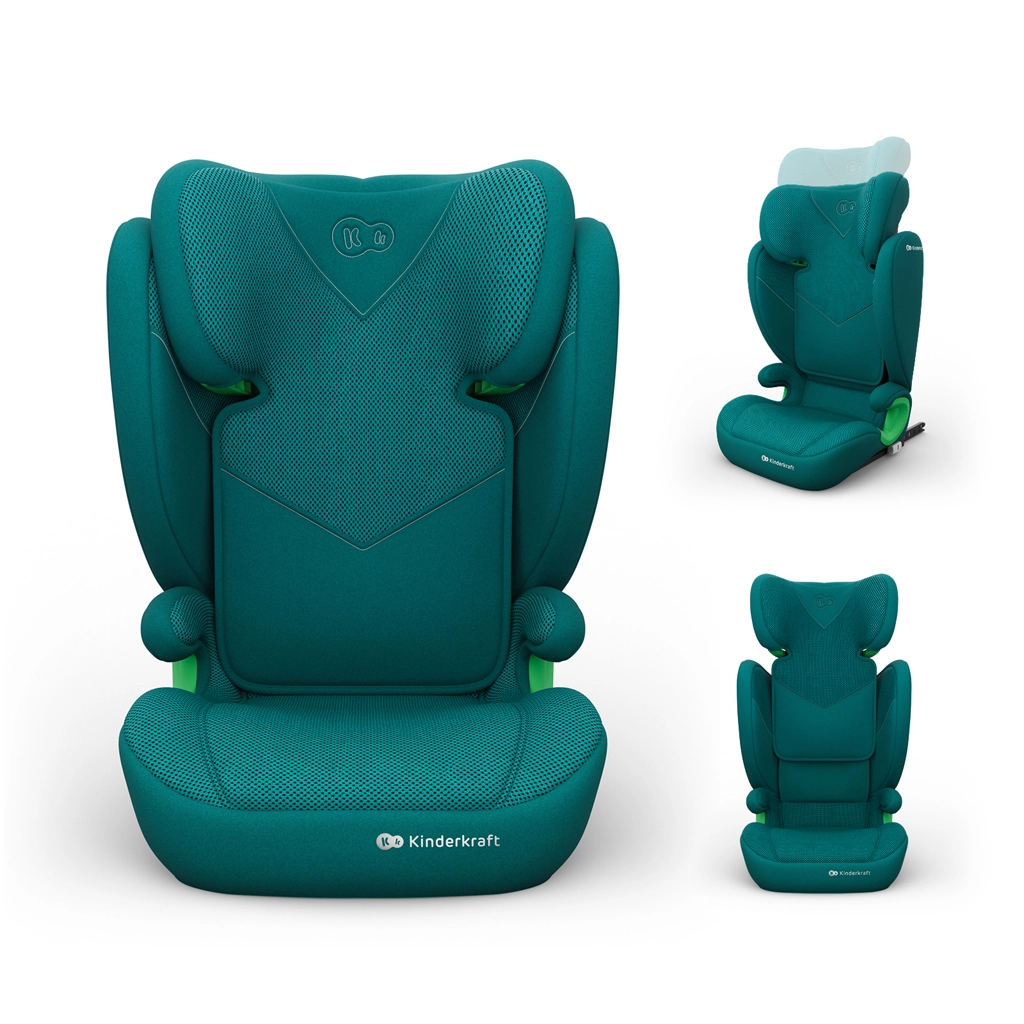 Kinderkraft autosedačka Junior fix 2 plus i-Size 100–150 cm green