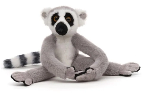 Plyšový lemur se suchým zipem