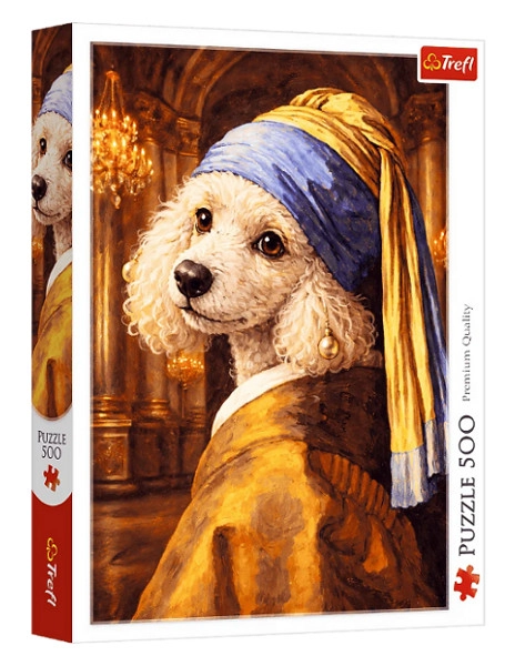 Puzzle 500 dílků Pudel s perlou