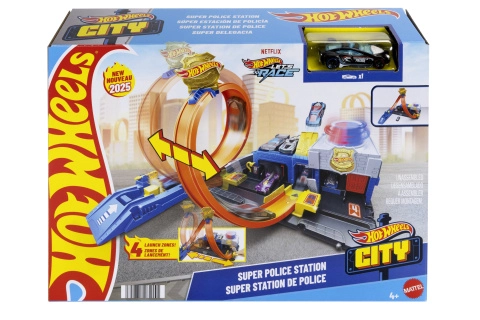 Super policejní stanice Hot Wheels
