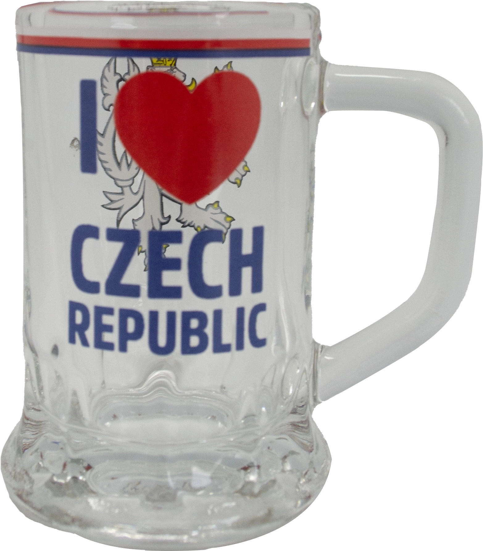 Mini půllitr 40 ml – Česká republika Lev