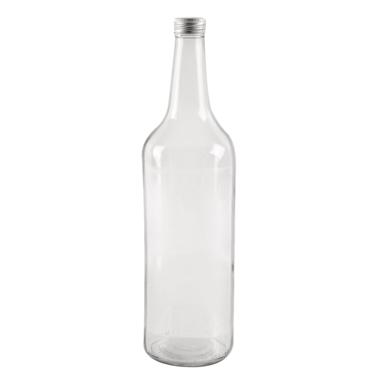 Levně Láhev Spirit 1 l se skleněným tělem a kovovým víčkem