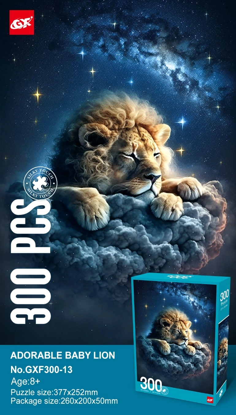 Puzzle 300 dílků – lev v oblacích