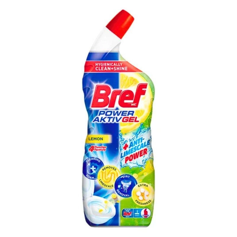 Bref wc power aktiv gel lemon 700 ml