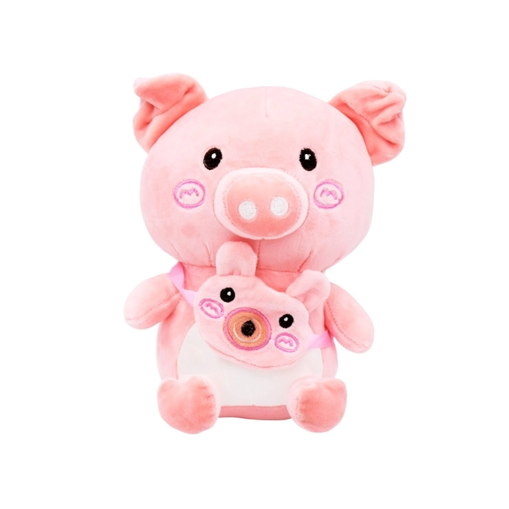 Plyšové prasátko s kabelkou 22 cm