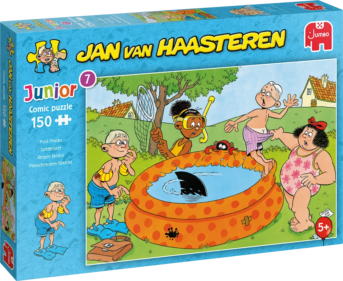 JUMBO Puzzle JvH Junior 7: Žertíky u bazénu  150 dílků