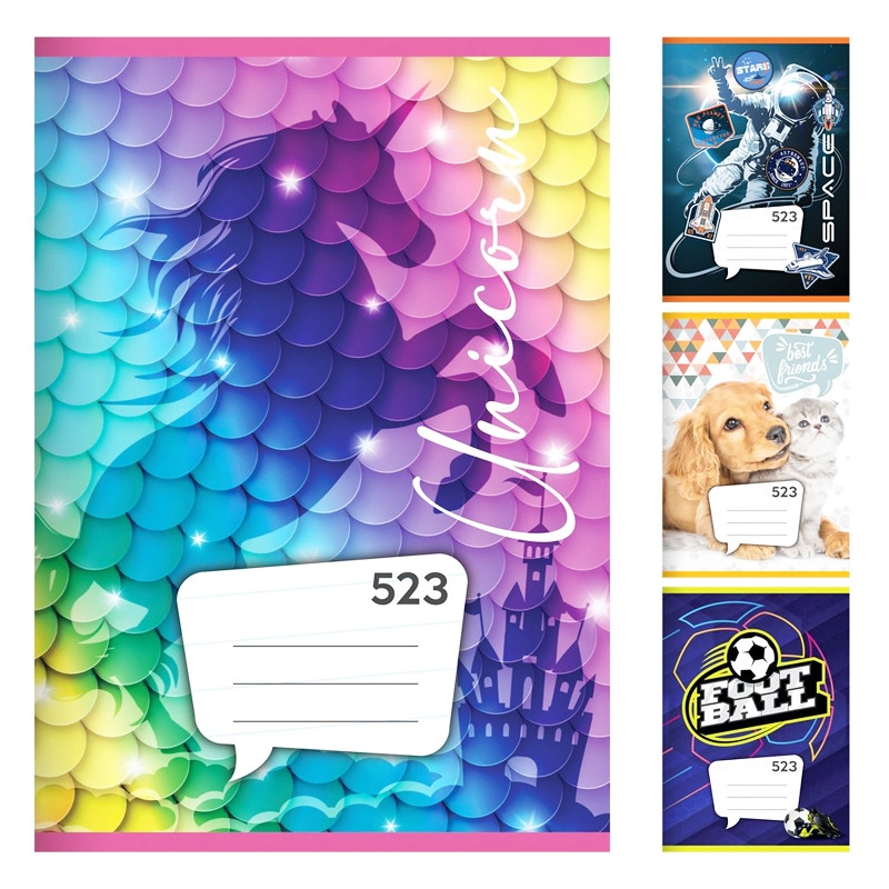 sešit a5, 20 listů – linkovaný 12 mm