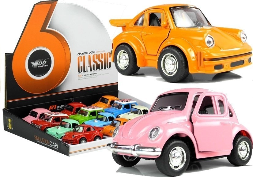 Lean Toys Klasické auto kovové vozidlo se smíšeným zvukem