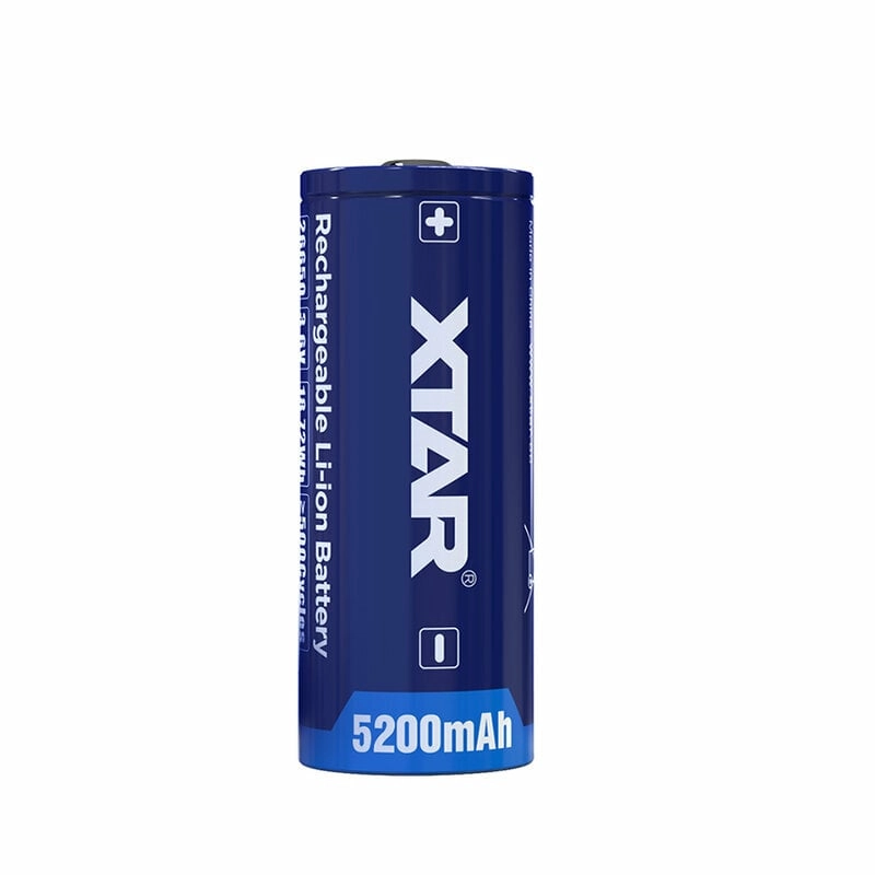 Nabíjecí li-ion baterie XTAR 26650 5200 mAh 3,6 V (button top)
