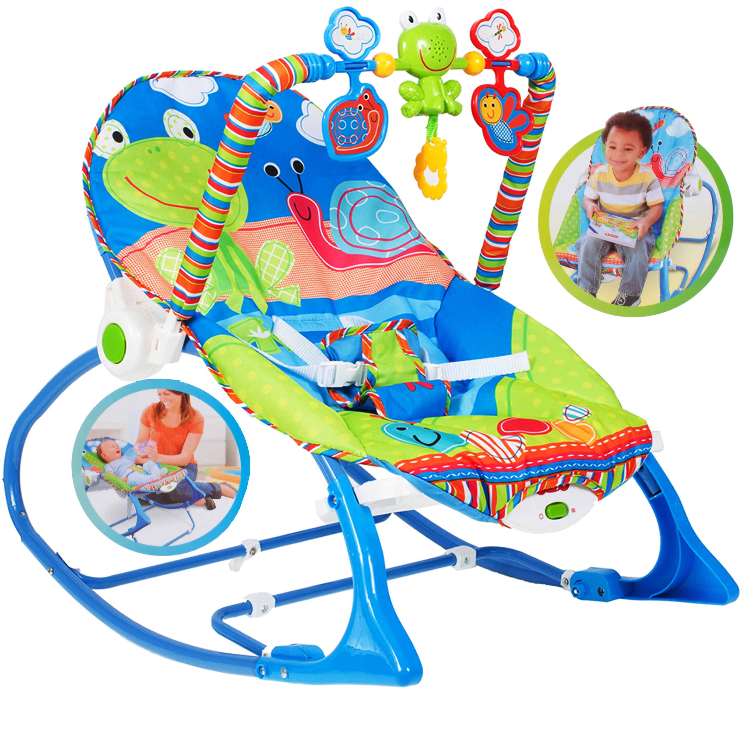 Lehátko houpačka Žabka pro miminka