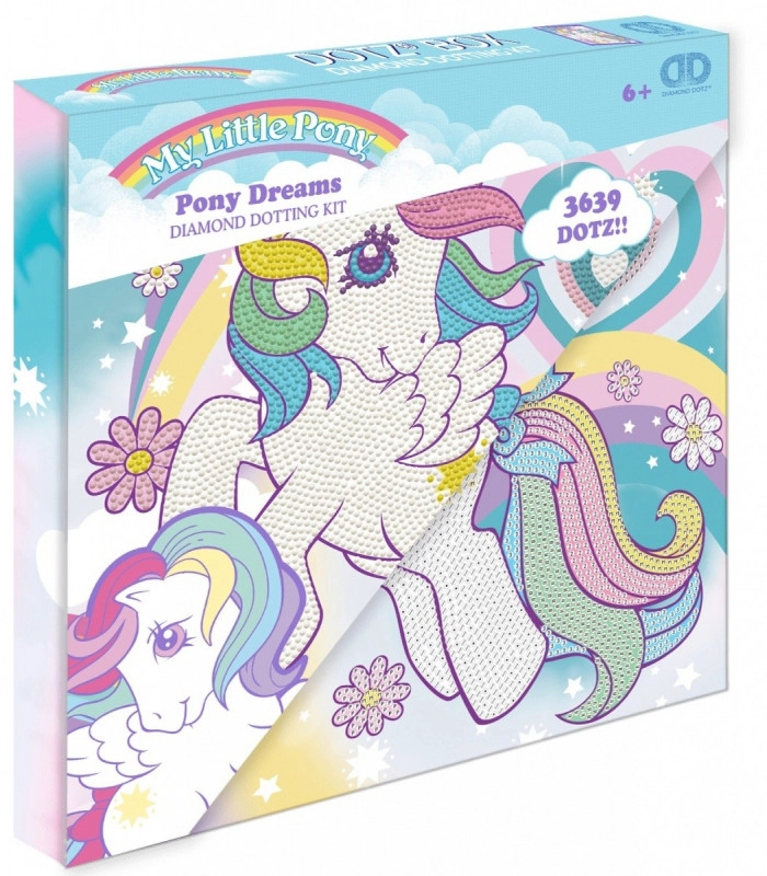 Levně DIAMOND DOTZ DOTZIES Diamantové malování My Little Pony DBX096 28 x 28 cm