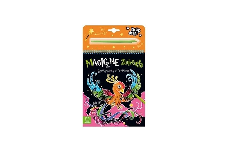 Magické zvířata – vyškrabávací knížka s rydlem