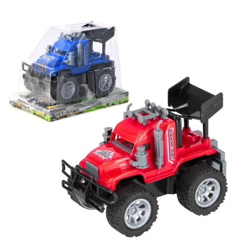 Terénní auto s natahovacím pohonem pull back