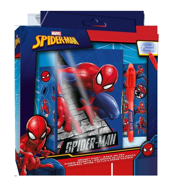 Levně Deník s magickým perem SPIDER-MAN
