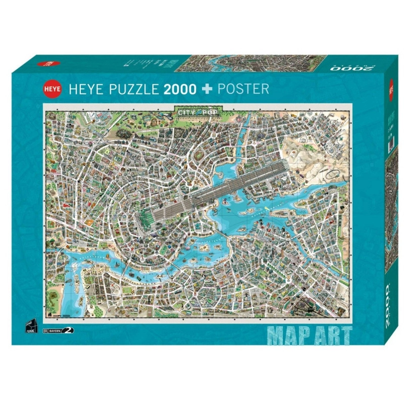 Heye Město popu 2000 dílků