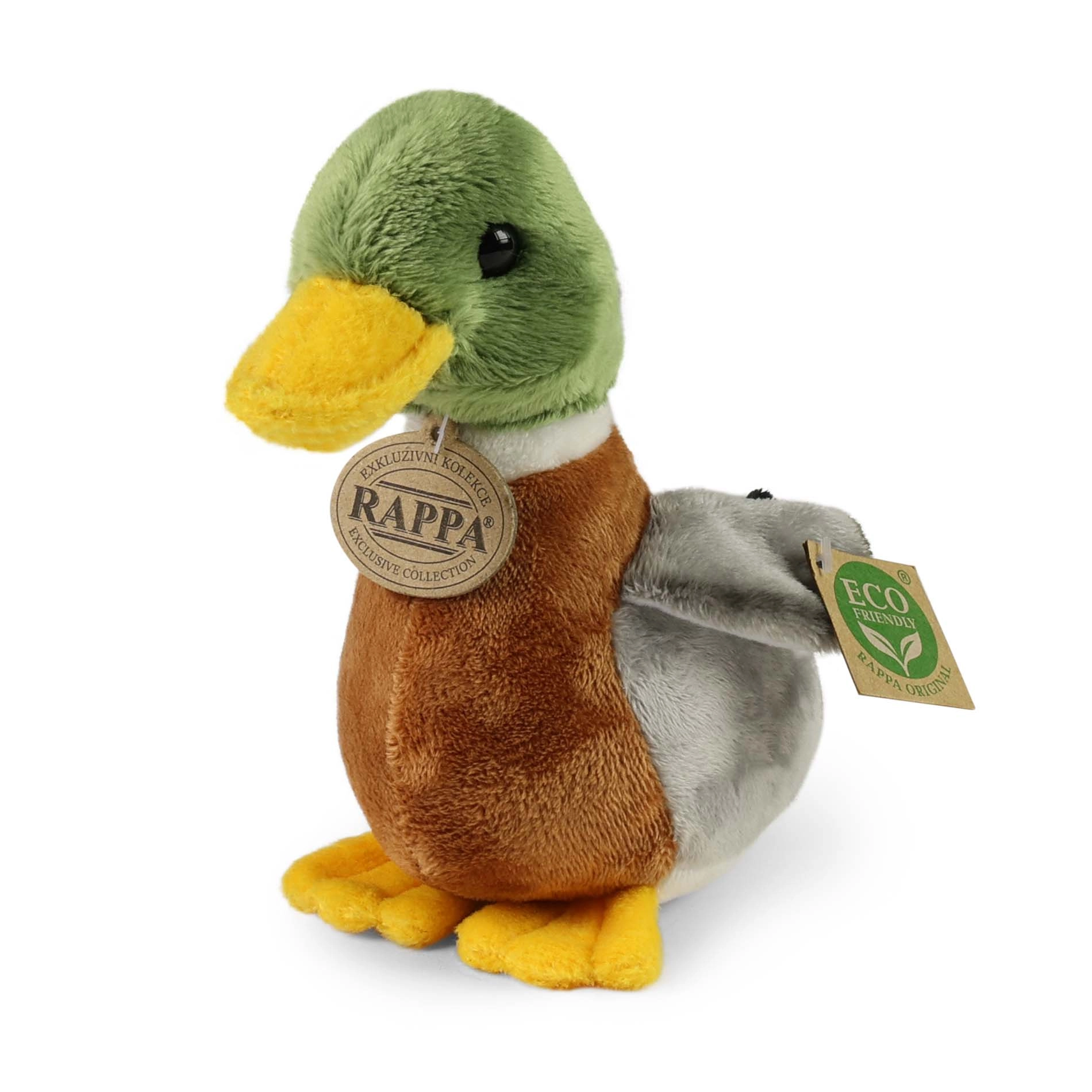 Plyšová kachna divoká 22 cm eco‑friendly