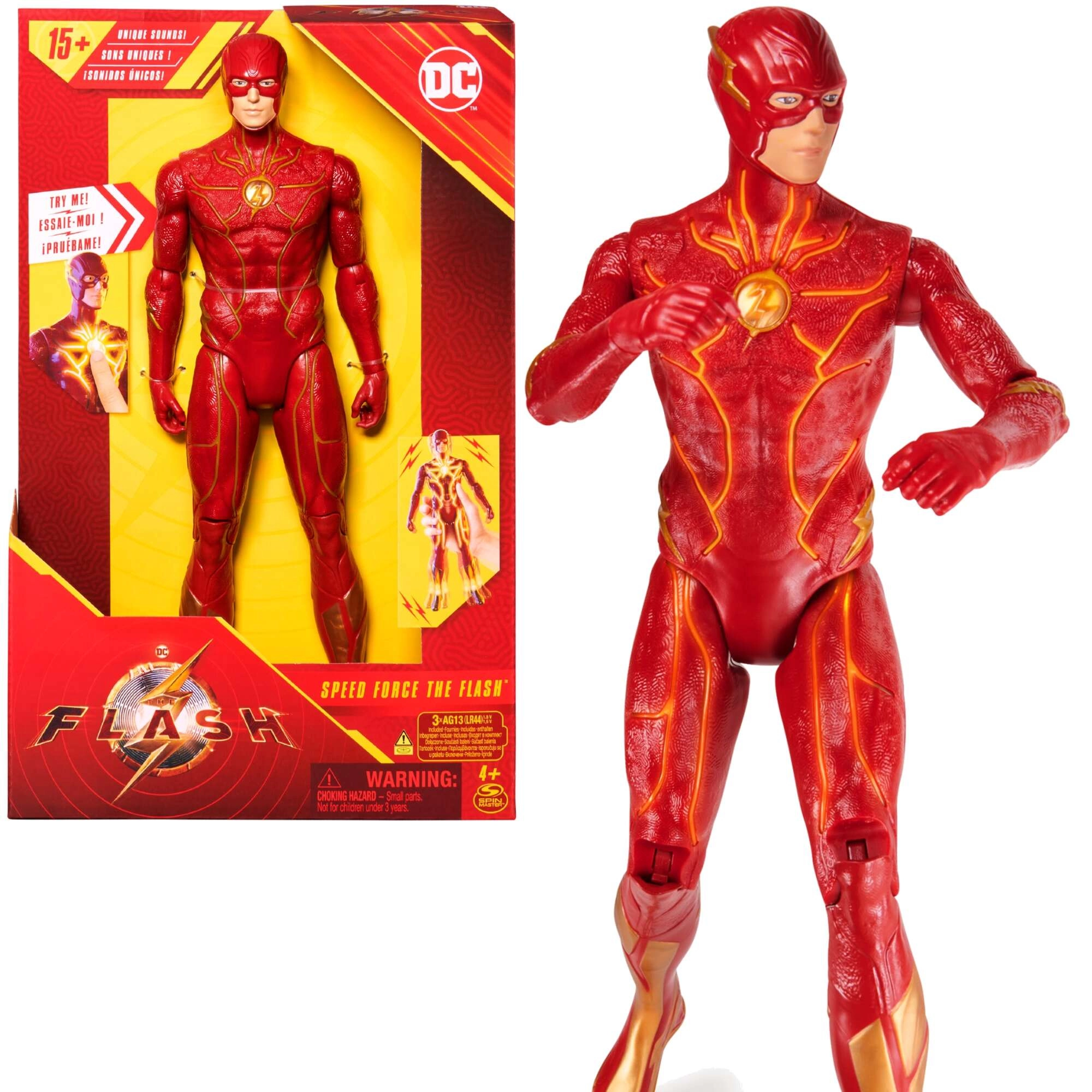 Figurka FLASH DC Comics Speed Force se světlem a zvukem 30 cm