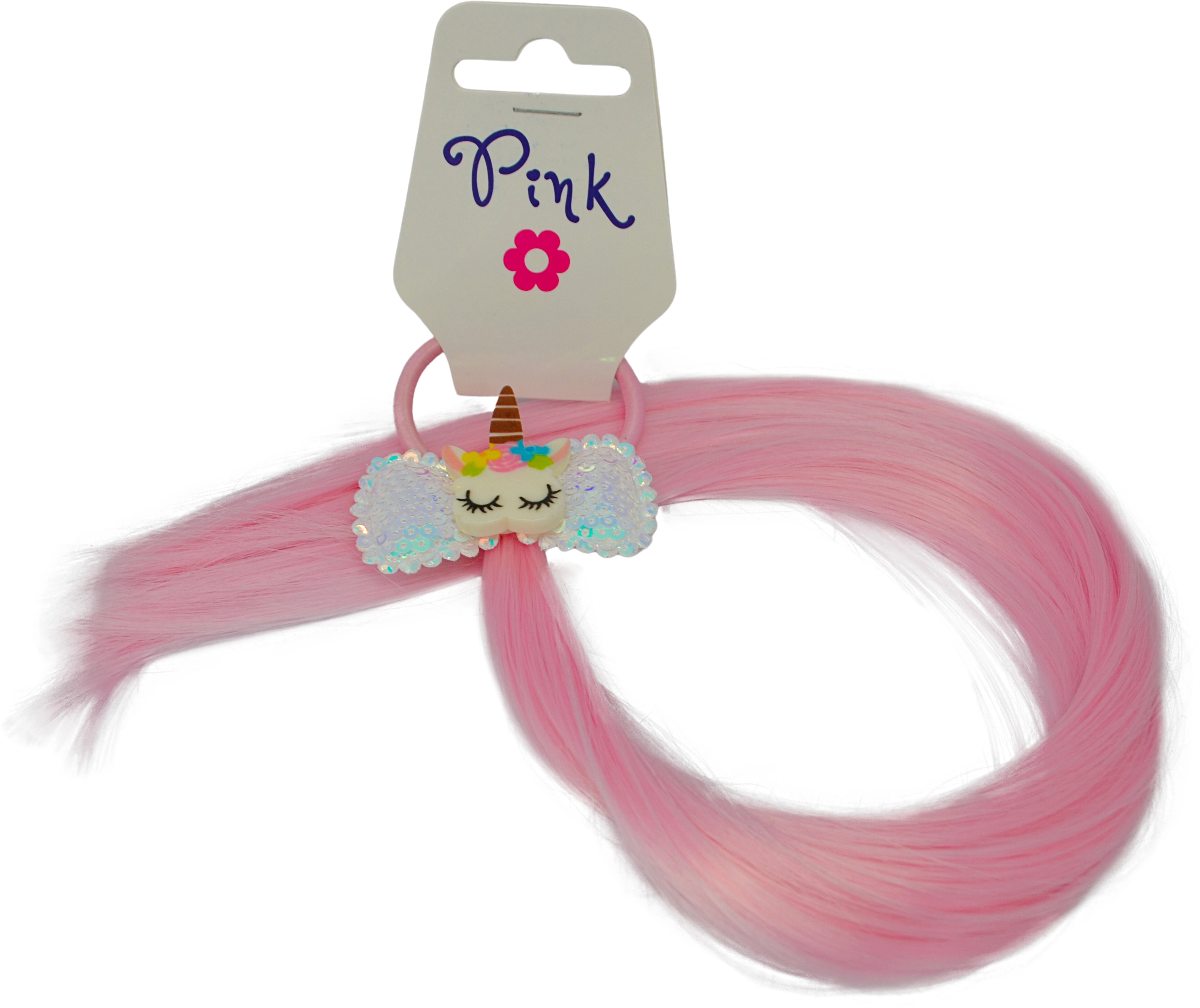 Spona do vlasů s copánkovým příčeskem Jednorožec