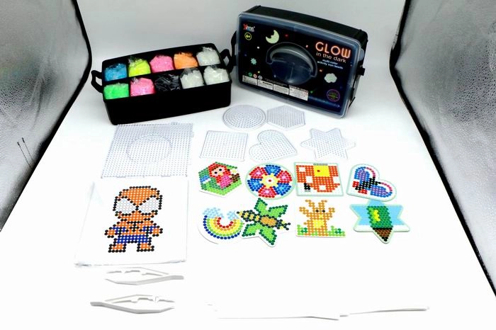 korálky k zažehlování 10000 ks svítící ve tmě