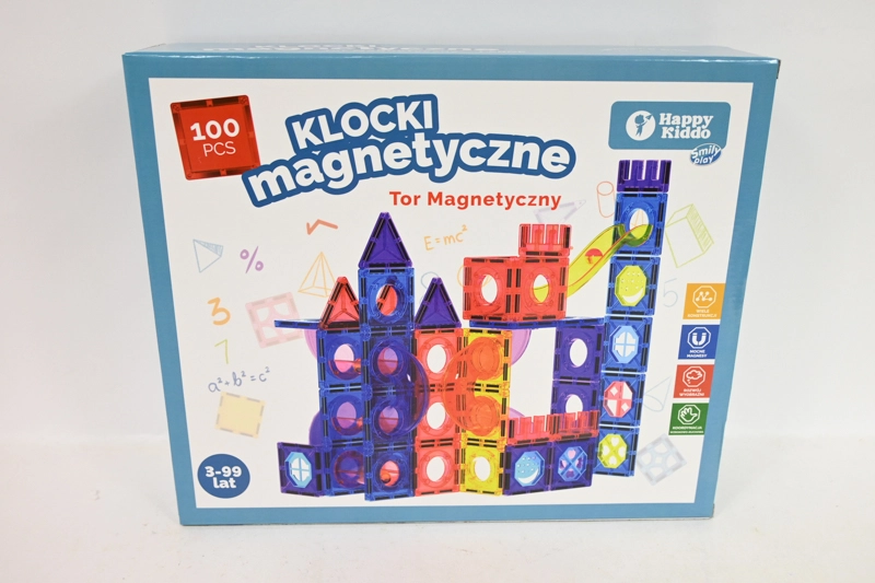 SmilyPlay magnetické stavebnice 100 dílů s kuličkovou dráhou