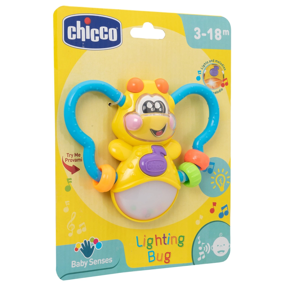 Levně Chicco elektronické svítící brouček žlutá