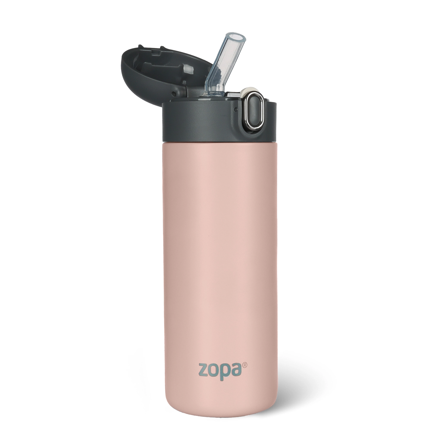 Termoska s brčkem 400 ml, candy pink