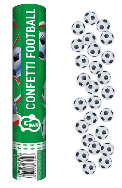 Levně Konfety vystřelovací Fotbal 30 cm