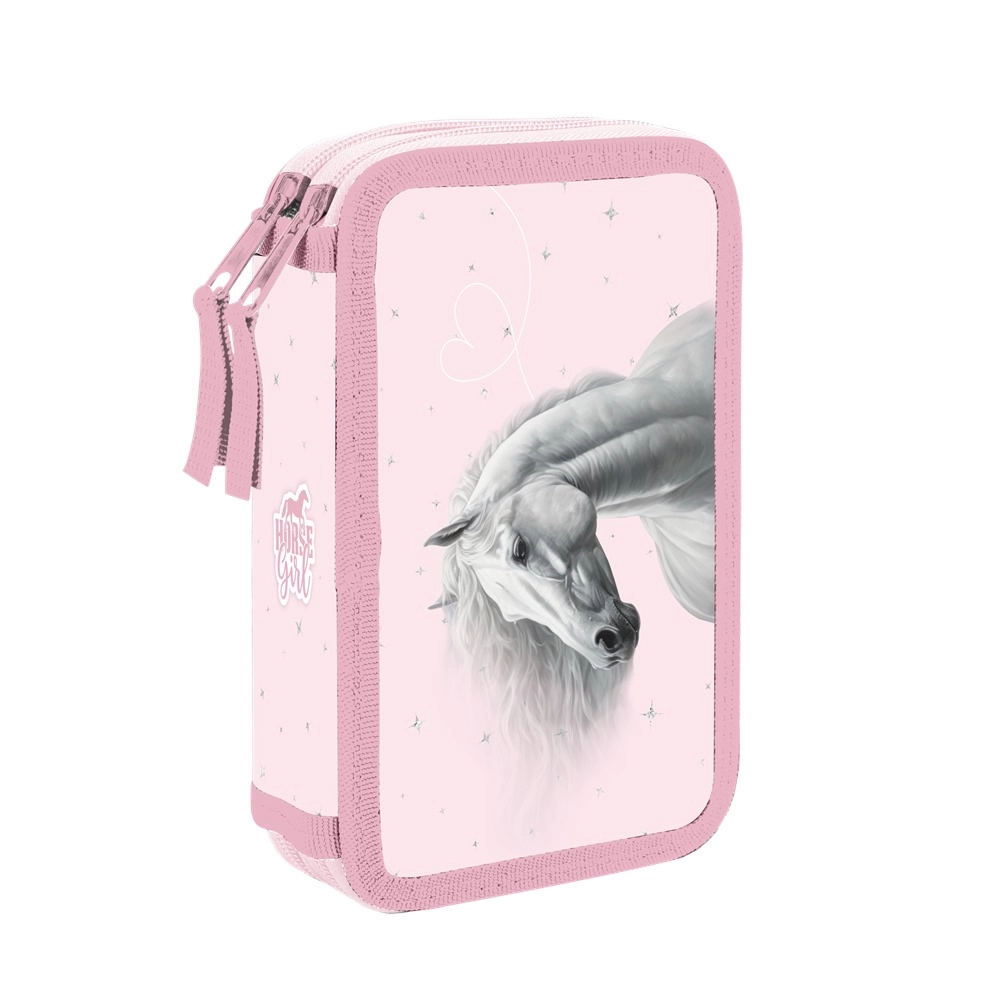 Penál 2 p. prázdný kůň romantic KARTONPP