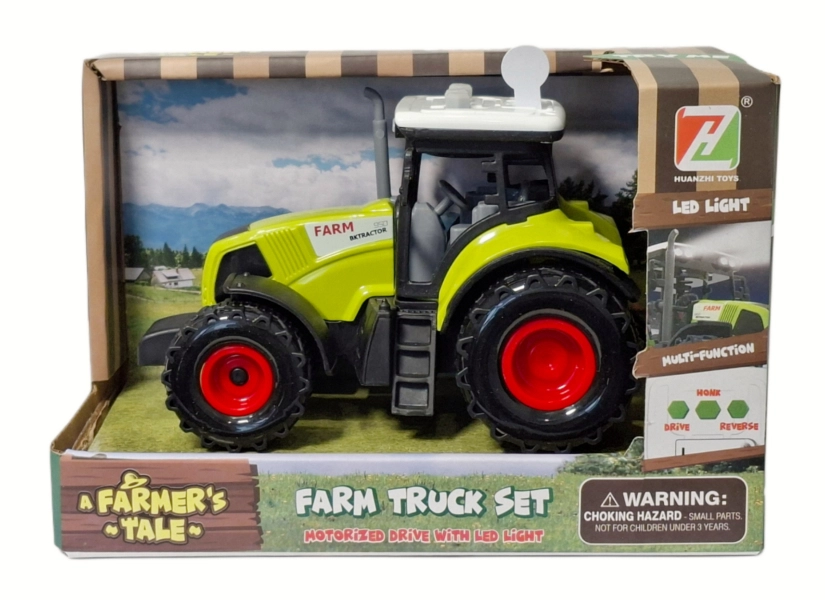 Traktor se světlem a zvukem