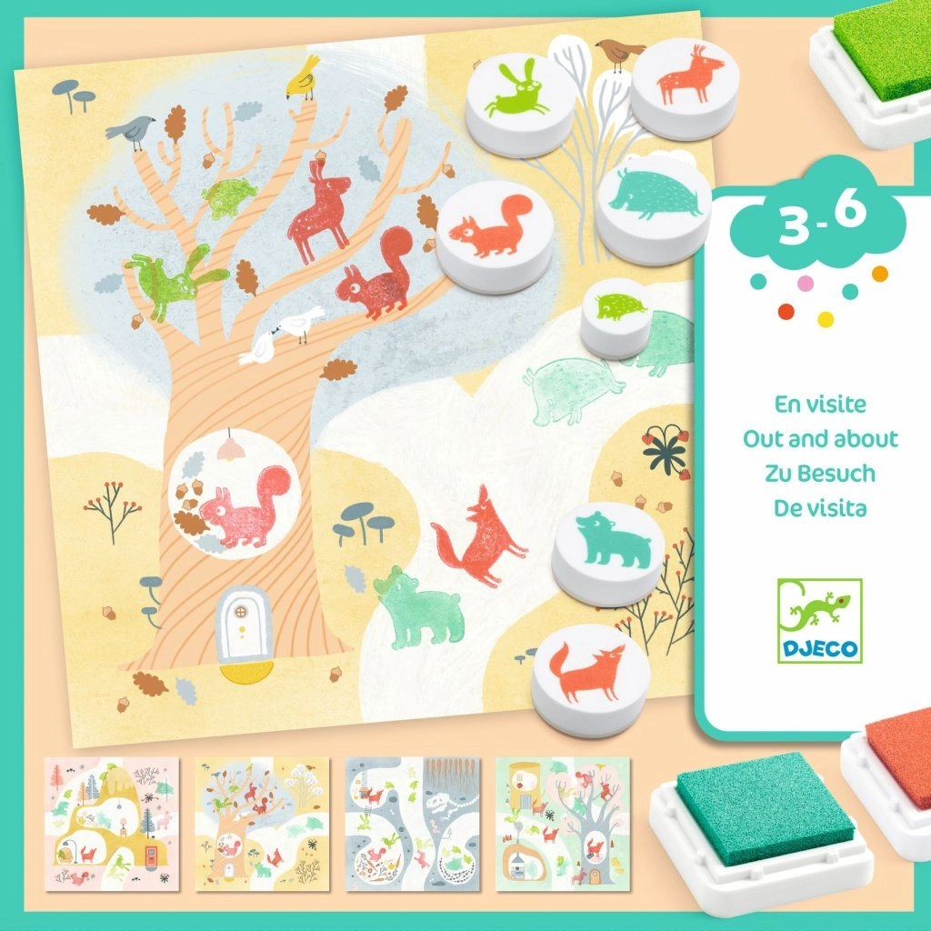 Levně Djeco Little ones Stamps Out and about