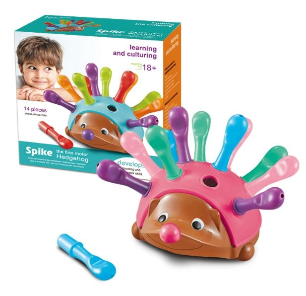Vzdělávací skládačka ježek 14 dílů