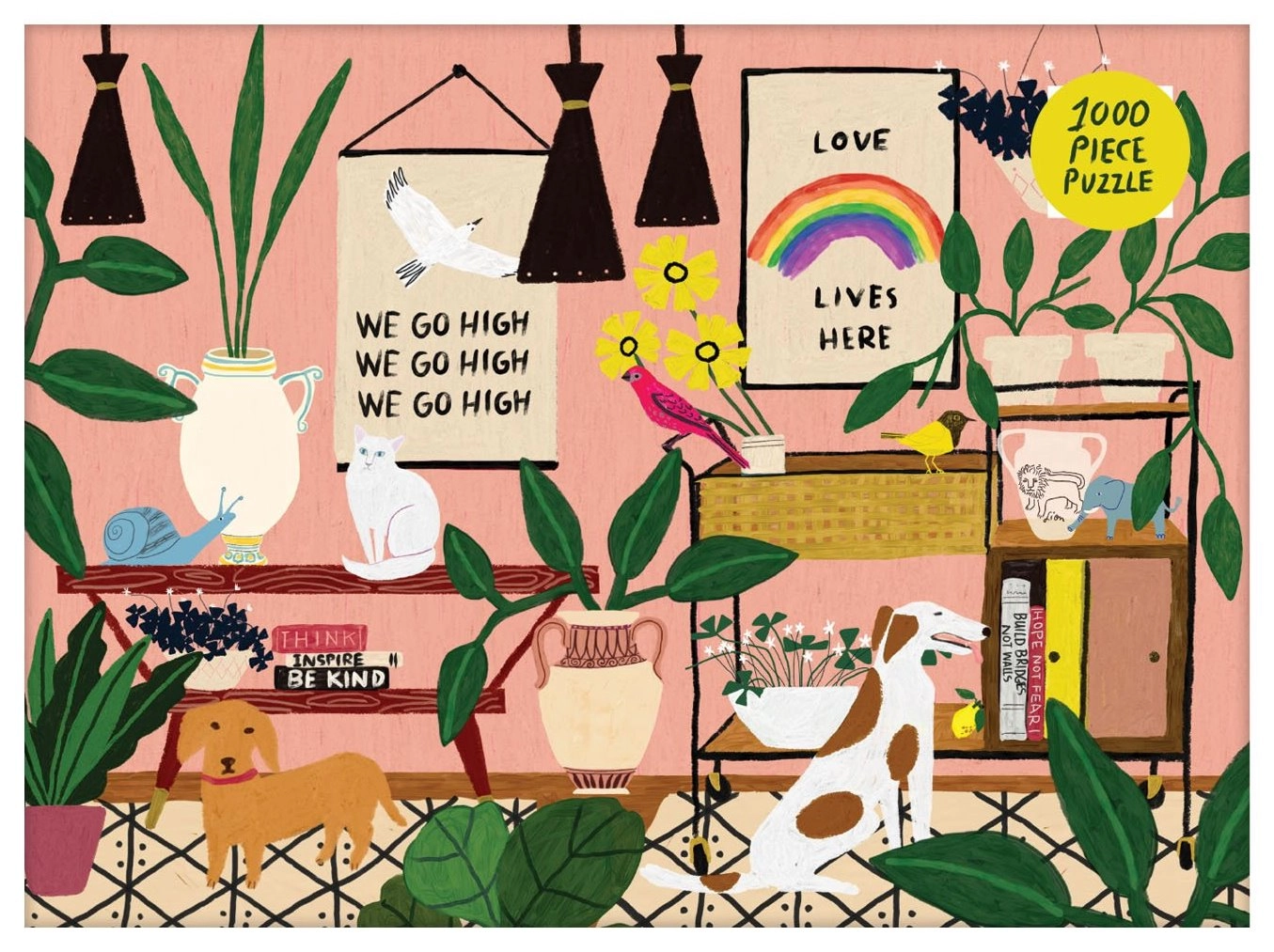 Anne Bentley Love Lives Here 1000 Piece Puzzle GALISON