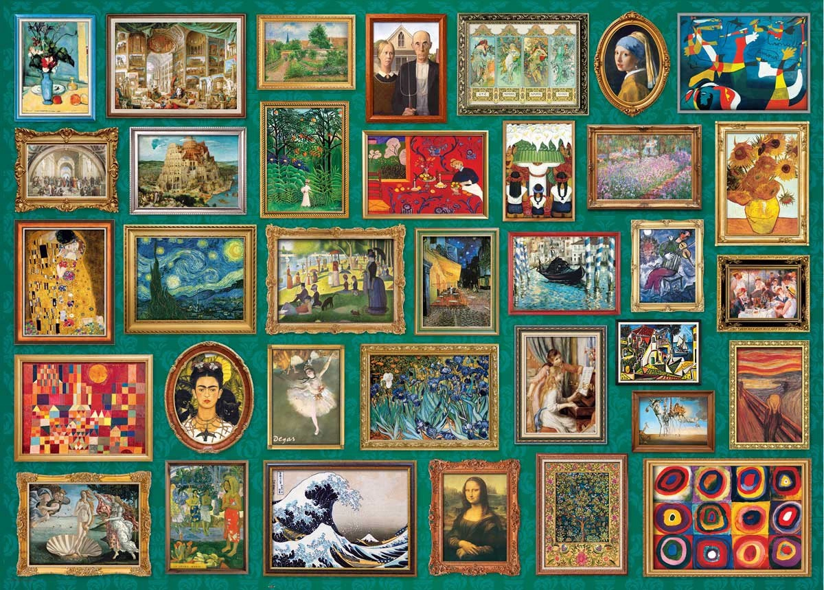 EUROGRAPHICS Puzzle Mistrovská díla 2000 dílků