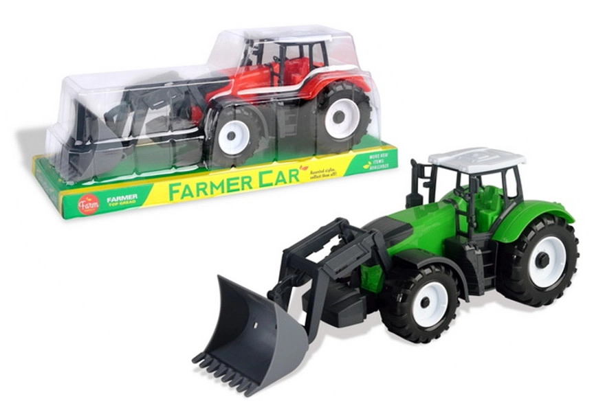 Traktor – dětská hračka s pohyblivým nakladačem