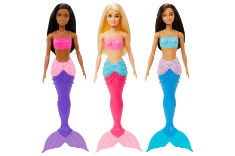 Mattel Barbie Mořská panna, 3 druhy