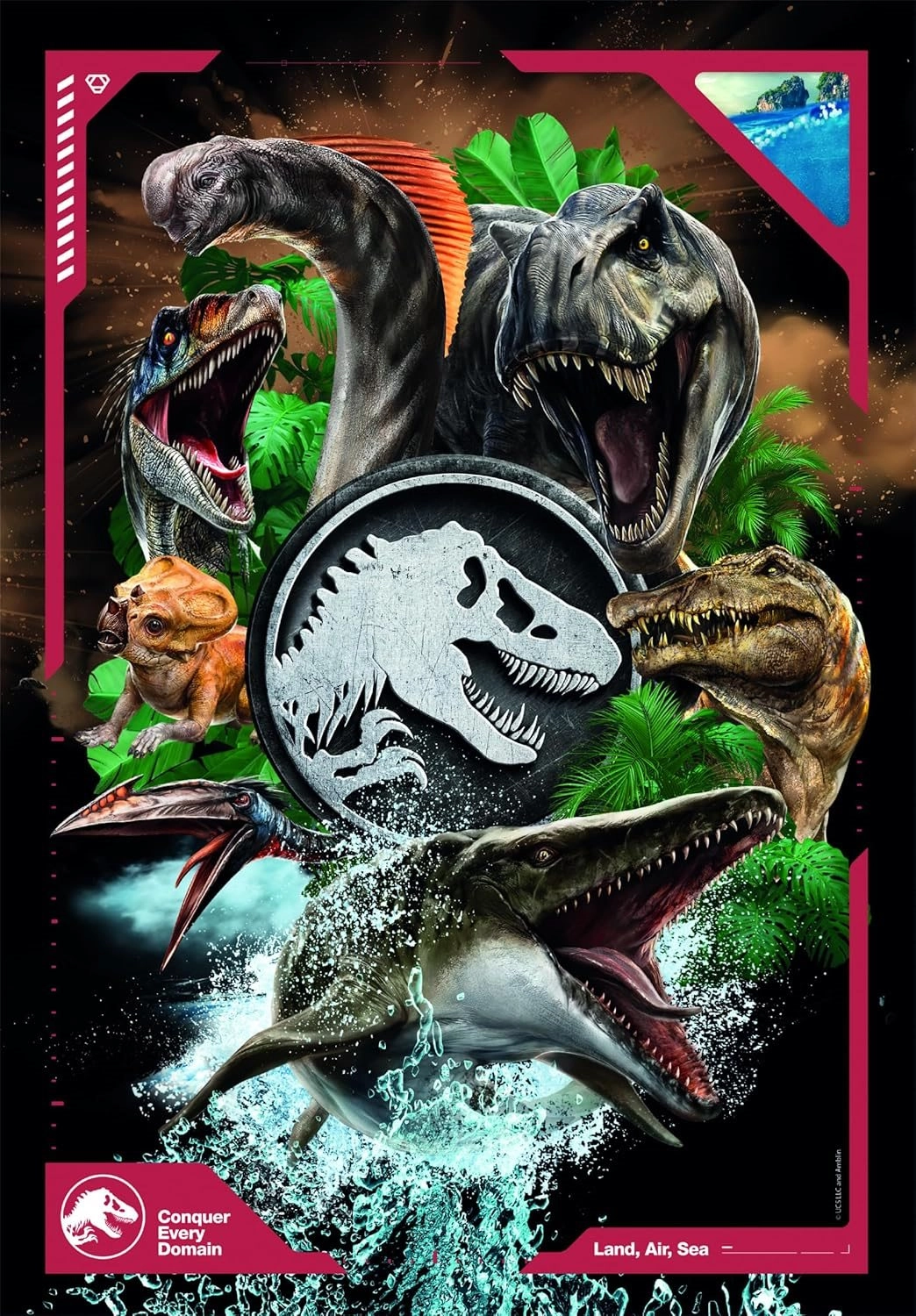 Puzzle CLEMENTONI Jurský svět 180 dílků