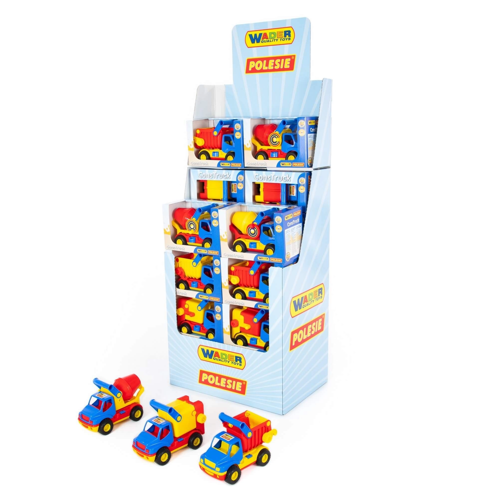 Stavební auta ConsTruck – 3 druhy