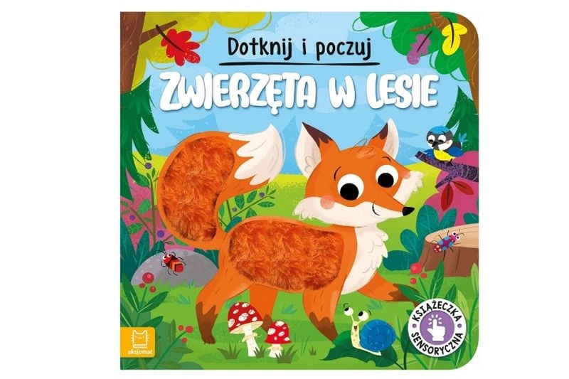 Dotkni a poznej zvířátka v lese – senzorická knížka