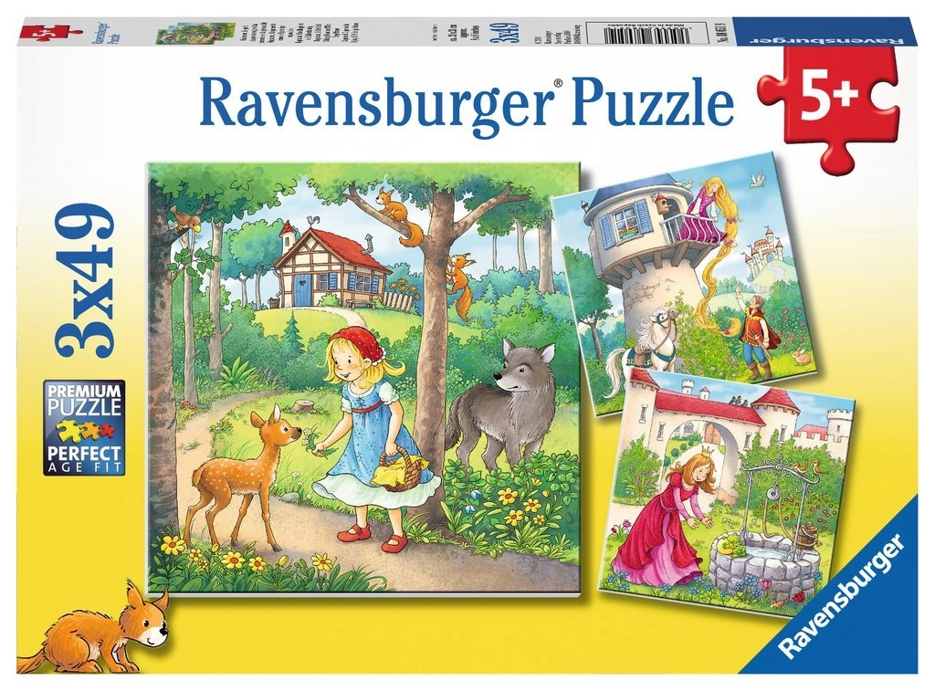 Ravensburger Klasické pohádky 3 x 49 dílků