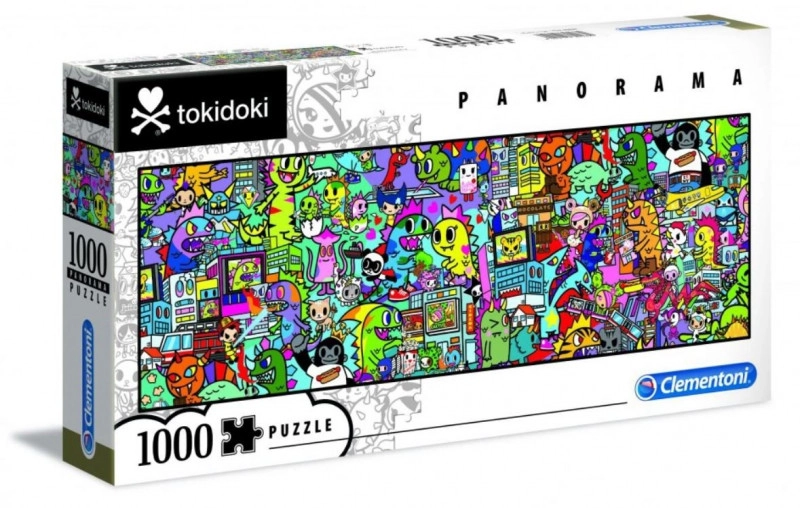 Panoramatické puzzle TOKIDOKI 1000 dílků – Clementoni