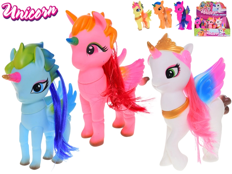 Stojící figurka jednorožce 20 cm