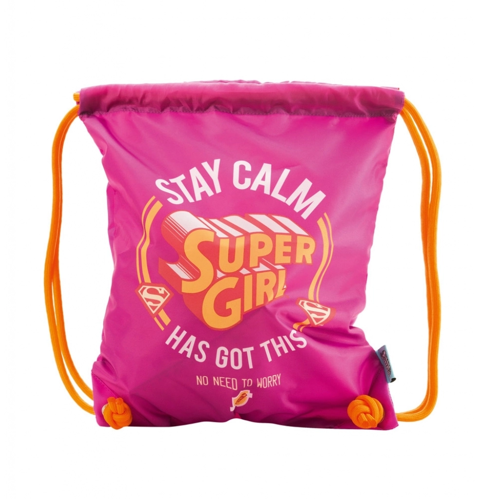 Baagl Supergirl Stay calm A-4451 140 L růžová