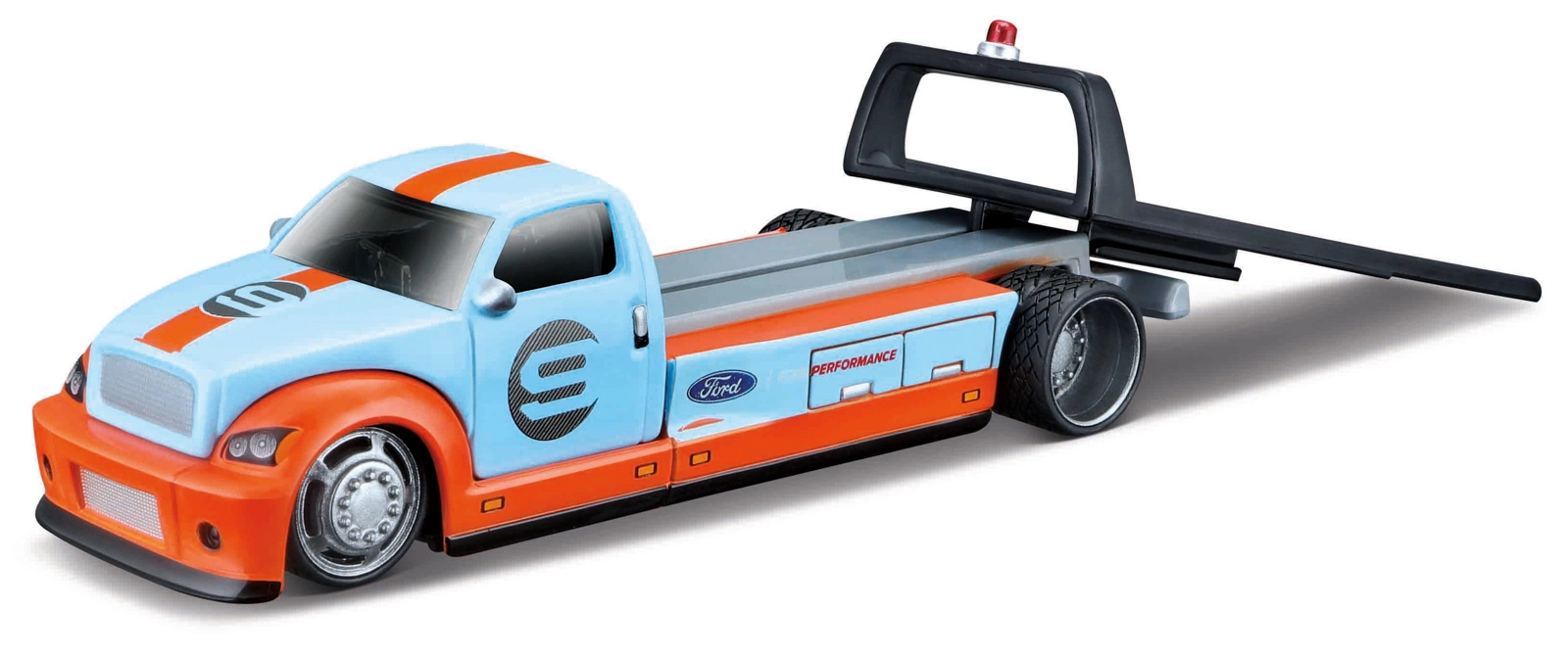 Levně Maisto Flatbed 2019 Ford GT Heritage Edition světle modrá 1:64
