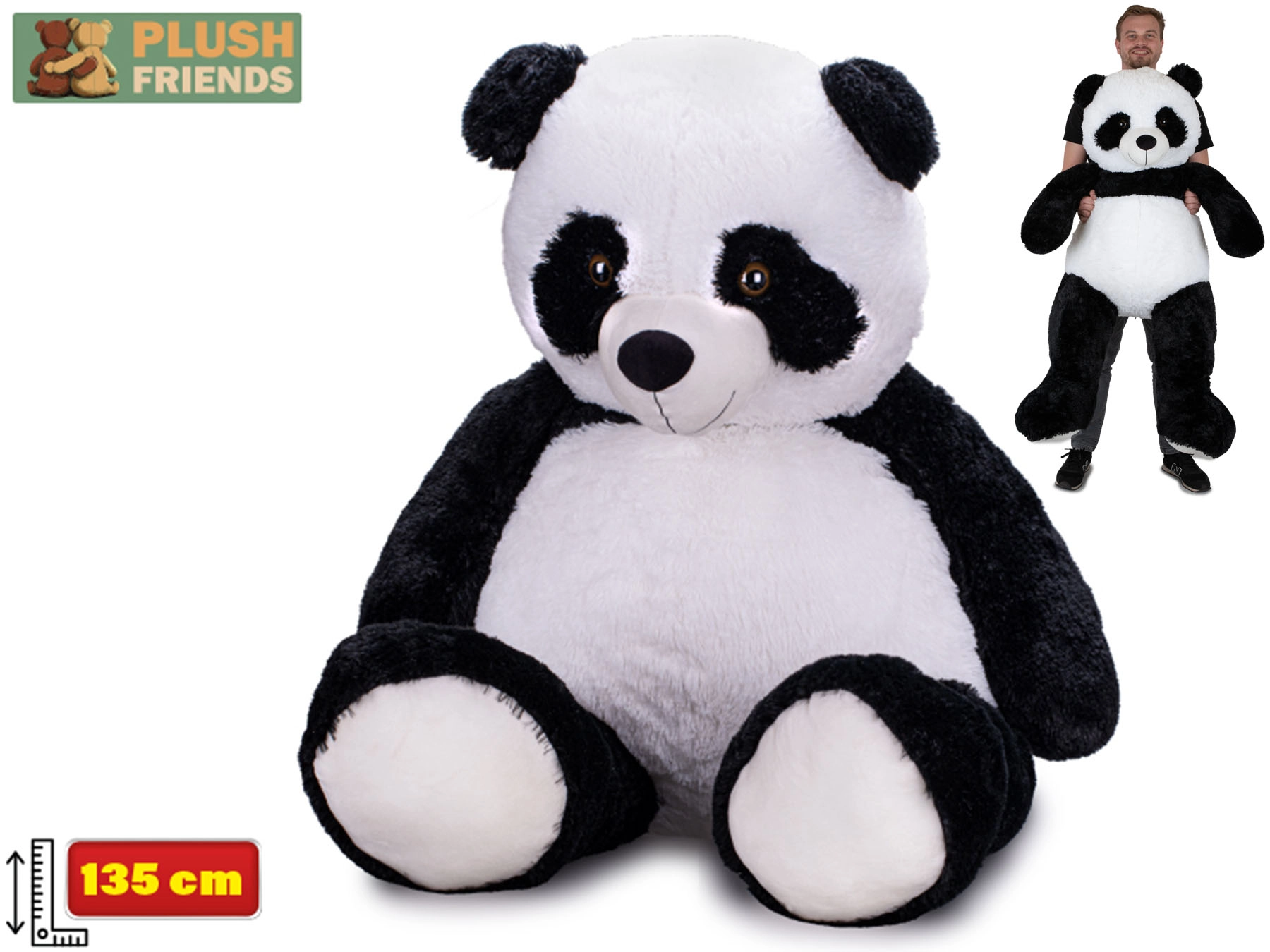 Plyšová panda 135 cm Plush Friends