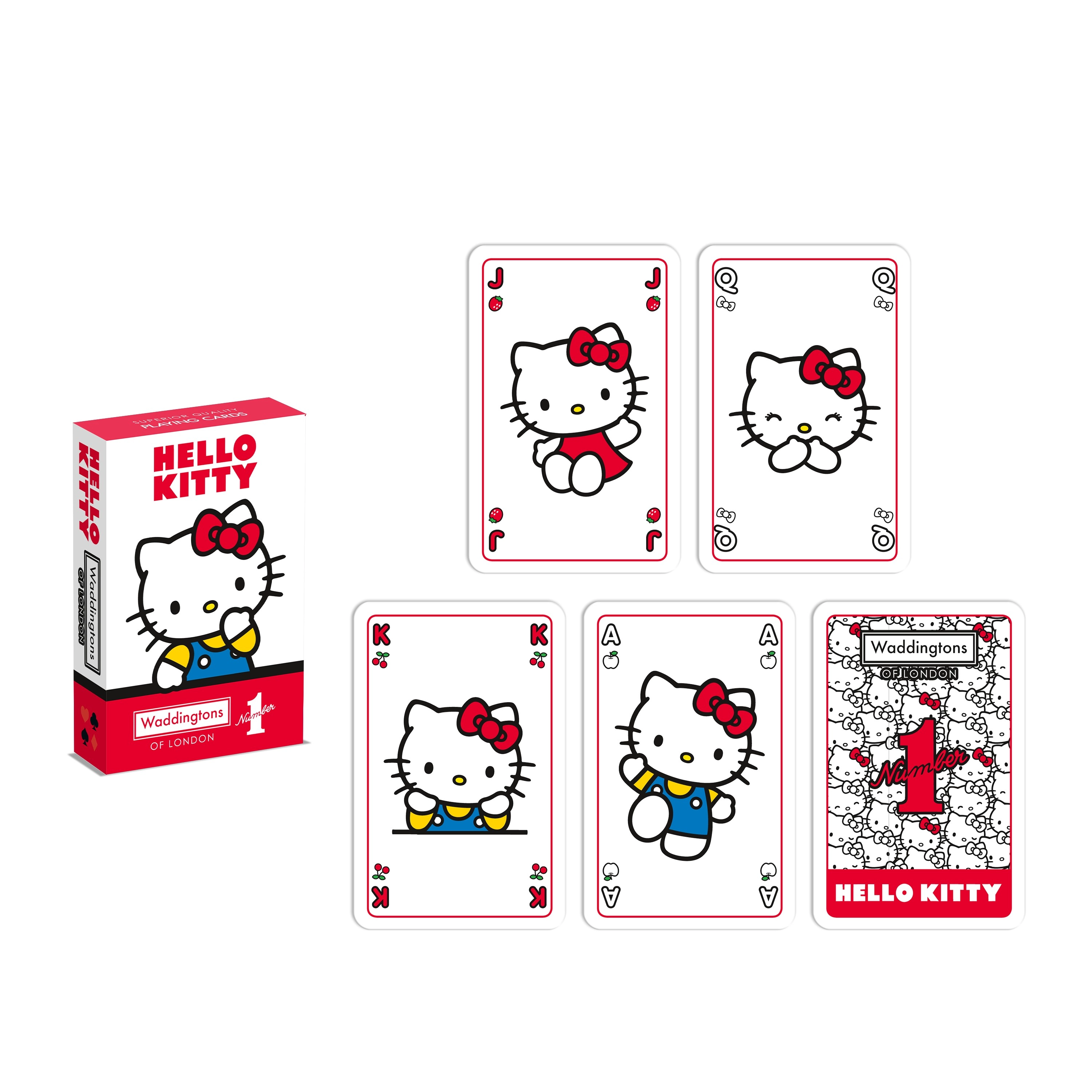 Levně Hrací karty HELLO KITTY Waddingtons No. 1
