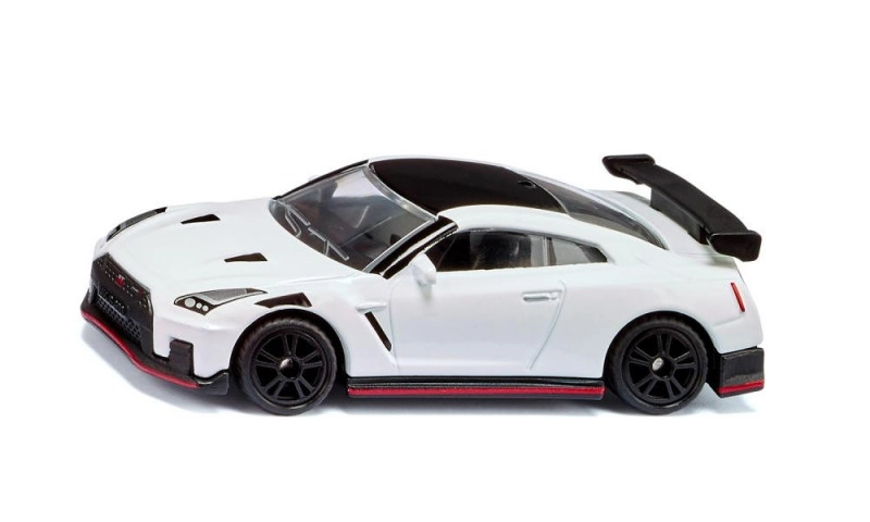 Levně Model auta nissan gt-r nismo – bílý sportovní vůz