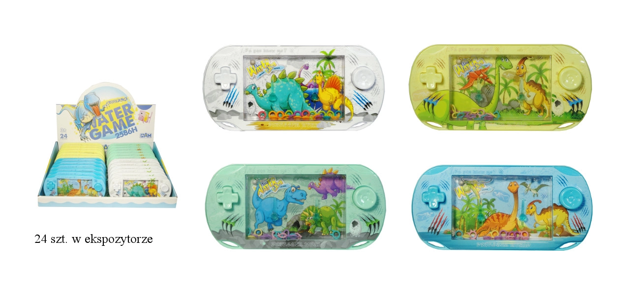 Vodní hra s dinosaury